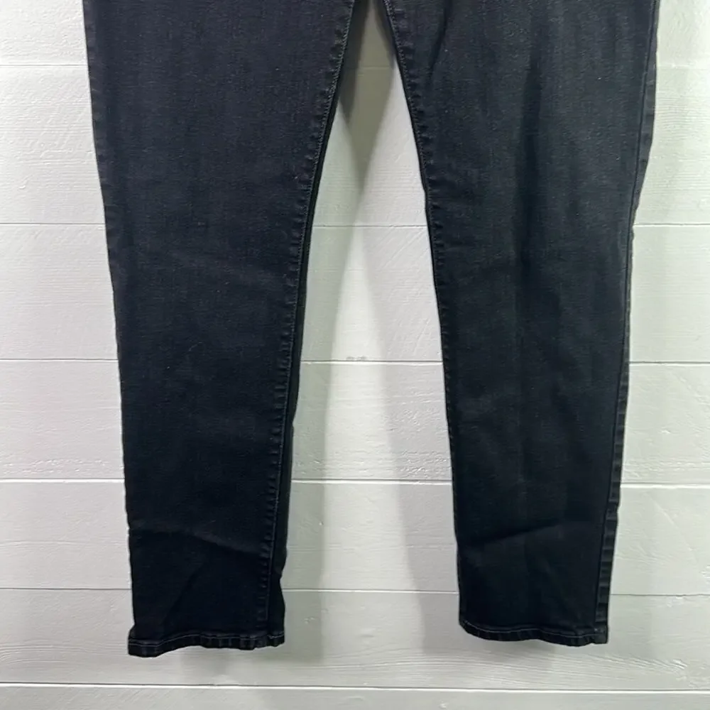 LEVI STRAUSS Black Vintage Mid Rise Skinny Jeans Pants Size 32‎